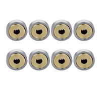 Tornillos de espejo, uñas, tapas decorativas, cubierta tornillo acero inoxidable 25 mm/0.98 "para decorativo y hardware letrero/publicidad, bisel dorado 8pcs(Bright Silver,20mm)