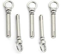 Tornillos de expansión, 1 Uds., perno de Metal, tuerca de anillo de elevación, perno de expansión, tornillo de calidad naval, manga de anclaje de pared de hormigón de acero inoxidable 304, resistente(