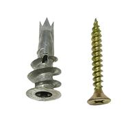 Tornillos De Expansión 10/20/40/100/200/400 Uds. Anclajes autoperforantes for paneles de yeso de aleación de Zinc con tornillos anclajes de pared de Metal tornillos de expansión(13x42mm,10pcs)