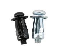 Tornillos De Expansión 5/10 Uds Molly Jack tuerca abrazadera de expansión forma de pétalo juego de pernos de remache de Metal M4 M5 M6 M8(Silver M6X20,10 Pcs)