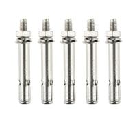 Tornillos De ExpansióN 5 piezas M6 x 60 mm de acero inoxidable, perno expansión, manguito anclaje, hormigón, varilla enlace, fijación pared, clavo