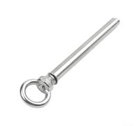 Tornillos de expansión de acero inoxidable 304 con anclajes de escudo de tornillo de ojo para paredes sólidas huecas, tableros de yeso de 6 mm, 8 mm, 10 mm (M6 x 120)