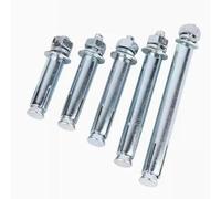 Tornillos De ExpansióN Tornillo de expansión cuña acero al carbono galvanizado, M6, M8, M10, M12, M14 y M16 (2/5/10/20 unidades)(M12x80mm-5pcs)