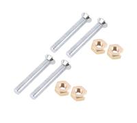 Tornillos De Fijación De Panel 4pcs 6 Mm Cartuchos Fonógrafo para Fonógrafo para Garrard 301 Reproductor Discos Cartucho Reproducción Acero Inoxidable Tornillos Fijación