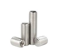 Tornillos de fijación de punta plana sin cabeza con zócalo hexagonal de acero inoxidable 304, M3-M16 for fijación mecánica y mantenimiento diario(35mm,M14x1.5mm-1pcs)