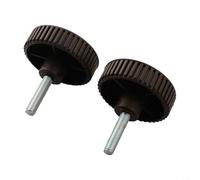 Tornillos de fijación de toldo de plástico negro para silla de columpio de jardín, kit de piezas de repuesto (B)