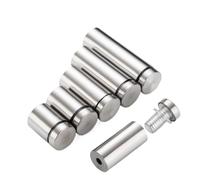 Tornillos de fijación de vallas publicitarias de acero inoxidable | 5 uds. Tableros de exhibición de fijación de 12x(20-100)mm, acrílico, placas de vidrio(12x80mm)