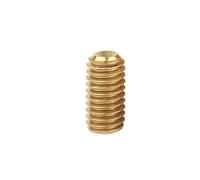 Tornillos de fijación hexagonales de latón - Pernos prisioneros M2 a M12, 1-50 piezas, DIN916, longitud 2-40 mm(M6x12mm-20pcs)