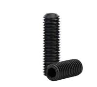 Tornillos de fijación hexagonales sin cabeza, Tornillos de fijación con cabeza hexagonal, acero al carbono, grado 12,9, punta de copa sin cabeza, M3-M12, piezas surtidas(3mm,M6x0.75mm-10Pcs)