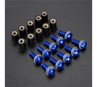 Tornillos de fijación Kit De Tornillos para Parabrisas De Motocicleta para Ducati 748 916 996 998, Carenado, Carrocería, Tornillos, Pernos Y Tuercas. Kit Tuercas carenado Motocicleta(Azul)