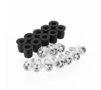 Tornillos de fijación Kit De Tornillos para Parabrisas De Motocicleta para Ducati Panigale 899, 959, 1199 Y 1299. para Carenado De Carrocería. Kit Tuercas carenado Motocicleta(Plata)