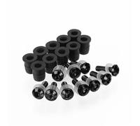 Tornillos de fijación Kit De Tornillos para Parabrisas De Motocicleta para Ducati Panigale 899, 959, 1199 Y 1299. para Carenado De Carrocería. Kit Tuercas carenado Motocicleta(Negro)