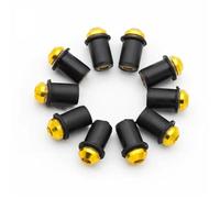 Tornillos de fijación Kit Tornillos Parabrisas Motocicleta para NC700 NC750 NC-700 NC-750 Carenado Carrocería, Tornillos, Pernos Y Tuercas. Kit Tuercas carenado Motocicleta(Oro)