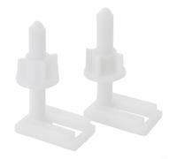 Tornillos de fijación para asiento de inodoro con elementos de goma para modelos estándar de inodoro y consistencia mecánica (D)