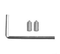 Tornillos de fijación para inodoro suspendidos en la pared, conector de bloqueo de nailon para instalación de montaje de WC, accesorios de montaje superior lateral (blanco)