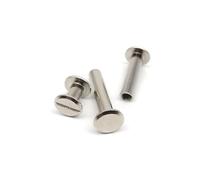 Tornillos De Fijación Remaches, Postes De Tornillo Multicolor 5x mm Paquete De 10/20/30 Piezas(Silver,20pcs 5x15mm)