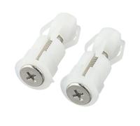 Tornillos de fijación superior for asiento inodoro, tapa tuerca, sartén, Kits ajuste agujero ciego, juego tornillos bisagras universales for, 2 uds