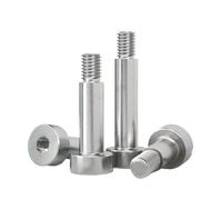 Tornillos de hombro con casquillo hexagonal de acero inoxidable 304, pernos de tapón de rodamiento de rodillos M2-M12 for maquinaria(50mm,D10x M8 (2pcs))