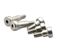 Tornillos de hombro con rodamiento de rodillos de acero inoxidable 304 con cabeza hueca hexagonal Perno M2-M10(20mm,D3x M2.5 (10pcs))