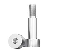 Tornillos de hombro métricos Tornillos de cabeza con pernos de hombro, 20 piezas, pernos de límite alto de acero inoxidable 304 o acero al carbono Tornillos industriales(￠6 * 6*M5 [20 pieces])