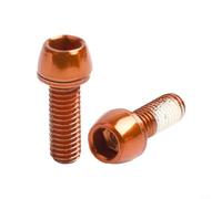 Tornillos de manivela M6x18mm por CHOOEE, pernos de fijación de bielas para piezas de instalación de plato de bicicleta de montaña de carretera (naranja)