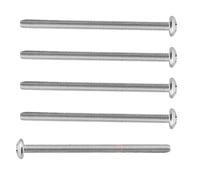 Tornillos de máquina M2 x 50 mm, tornillos de cabeza cruzada Pan Phillips, pernos de fijación de acero inoxidable 304, 60 unidades