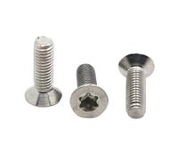 Tornillos de máquina Torx avellanados de acero ino Tornillos y pernos Torx de cabeza avellanada acero inoxidable 304 A2-70, M4, M5, M6, M8, surtidos(35mm,M8 5pcs)