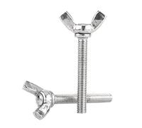 Tornillos de mariposa de ala klanata pernos 5pcs m6 din316 304 mano de acero inoxidable mano de acero inoxidable (M6*35 mm)