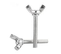 Tornillos de mariposa de ala klanata pernos 5pcs m6 din316 304 mano de acero inoxidable mano de acero inoxidable (M6*25 mm)