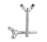 Tornillos de mariposa de ala klanata pernos 5pcs m6 din316 304 mano de acero inoxidable mano de acero inoxidable (M6*30 mm)