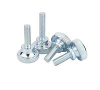 Tornillos de mariposa de apriete manual con cabeza M3, M4, M5, M6, M8, M10, DIN464 GB834, for muro cortina, con cerradura de vidrio, 1/5 unidades(8mm,2pcs M6)