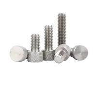 Tornillos de mariposa moleteados, Tornillos de pulgar moleteados, tornillos mano cabeza redonda acero inoxidable 304, tamaños múltiples(M5x10mm-5PCS)