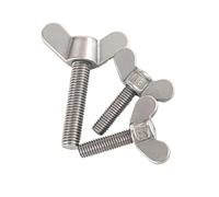 Tornillos de mariposa Tornillos de mariposa, Tornillo de mariposa acero inoxidable M8-M14 Paquete 48 piezas(1pcs M8X45)