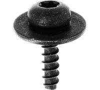 Tornillos de materiales blandos para carenado bajo motor, 5 mm x 20 mm, paquete de 10