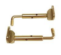 Tornillos de mentón de metal - Juego de abrazaderas de repuesto para violín | 2 tornillos de apoyo de barbilla para instrumentos de cuerda | Piezas musicales de ajuste preciso para estudiantes |