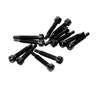 Tornillos de Montaje de Cuello de Guitarra, Tornillos de Pastilla de Hierro Brillantes a Prueba de Herrumbre 12 Piezas Resistentes a la Corrosión para bajo (Negro)