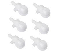 Tornillos de montaje para asiento de inodoro, juego de cierres de accesorios de baño resistentes que evitan que se tambalee para pernos domésticos
