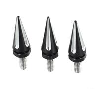 Tornillos de montaje para parabrisas para Electra Glide Street 1996-2013, aleación de aluminio de alta resistencia, acero inoxidable, piezas de repuesto de lágrima negra y plateada (blanco y negro)