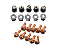 Tornillos de Montaje Parabrisas Moto PARA CFmoto CLC 450 Bobber 450 Bobber 2025 2024 2023 Tuercas De Fijación, Tornillos De Parabrisas, Pernos De Montaje Para Motocicleta(10Pieces orange)