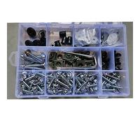 Tornillos de motocicleta Compatible Con, 195 Piezas, Kits Universales Pernos Carenado Completos Motocicleta Tuercas Carrocería Tornillos De Sujeción, Kit Surtido De Tuercas Y Arandelas