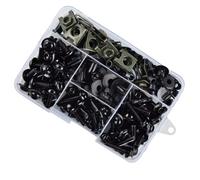 Tornillos de Motocicleta Compatible Con AFRICA Para Twin Para CRF 1000L 1100L ST1100 Accesorios De Motocicleta Kit De Tornillos De Perno De Carenado Kit De Pernos De Carenado De Motocicleta(Black)