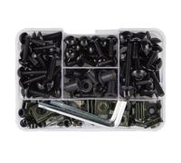 Tornillos de Motocicleta Compatible Con Aprilia Para RSV4 Para Factory APRC ABS 2013-2015 Para SBK SE 2013 190PCS Kit De Pernos De Carenado De Tornillos De Carrocería De Tornillos De Motocicleta(Black