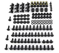 Tornillos de Motocicleta Compatible Con CBR1000RR 2012-2016 Para CBR1000RR 2017-2018 Para CBR1100XX 1996-2007 Kit De Tornillos De Carenado De Motocicleta Clips De Tuerca(Black)