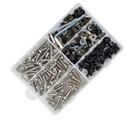 Tornillos de Motocicleta Compatible Con Ducati Para Monster 1100 S 2011 Para Monster 400 Dark 2004 Para Monster 400 1999 2000 2002 Kit De Pernos De Carenado De Motocicleta(D 253pcs)