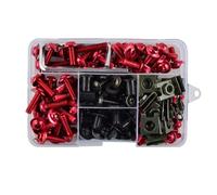 Tornillos de Motocicleta Compatible Con F900R Para F900XR Para G310RR Accesorios De Tornillos De Motocicleta Kit De Tornillos De Perno De Carenado(Red)