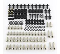 Tornillos de Motocicleta Compatible Con FZ6R 2010 2011 2012 2013 2014 2015 2016 Kit De Pernos, Tornillos, Arandelas, Clips Y Pernos De Carenado Para Motocicleta(Silver)
