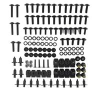 Tornillos de Motocicleta Compatible Con FZ6R 2010 2011 2012 2013 2014 2015 2016 Kit De Pernos, Tornillos, Arandelas, Clips Y Pernos De Carenado Para Motocicleta(Black)