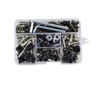 Tornillos de Motocicleta Compatible Con Para Concours 14 ZG1400A ABS 2016 Para Concours 14 ZG1400C ABS 2012 2013 2014 Para Concours 14 ZG1400B 2009 Kit Pernos Carenado Motocicleta(C 195pcs)