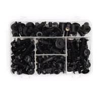 Tornillos de Motocicleta Compatible Con Para GTR1400 Concours14 2008-2019 Para Ninja 400 2018-2019 Kit De Tornillos Para Parabrisas De Carenado De Motocicleta Clips De Tuercas(Black)