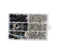 Tornillos de Motocicleta Compatible Con Para Ninja 1000 ZX1000G 2011 2013 Para Ninja 250R EX250J 2008 2009 Para Ninja H2 ZX1000 2015 Tornillos Motocicleta Tornillos Carenado Carrocería(D 253pcs)